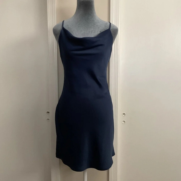 💜 Urban Outfitters Mini Silk Dress - Picture 1 of 7